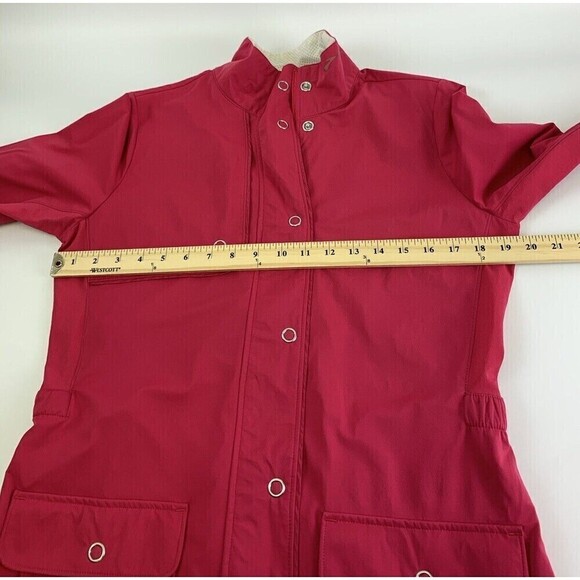BOGO Brooks Silver Bullet Jacket Pink Zip Snap Shelter Tech Lightweight 220619 L - Picture 11 of 15